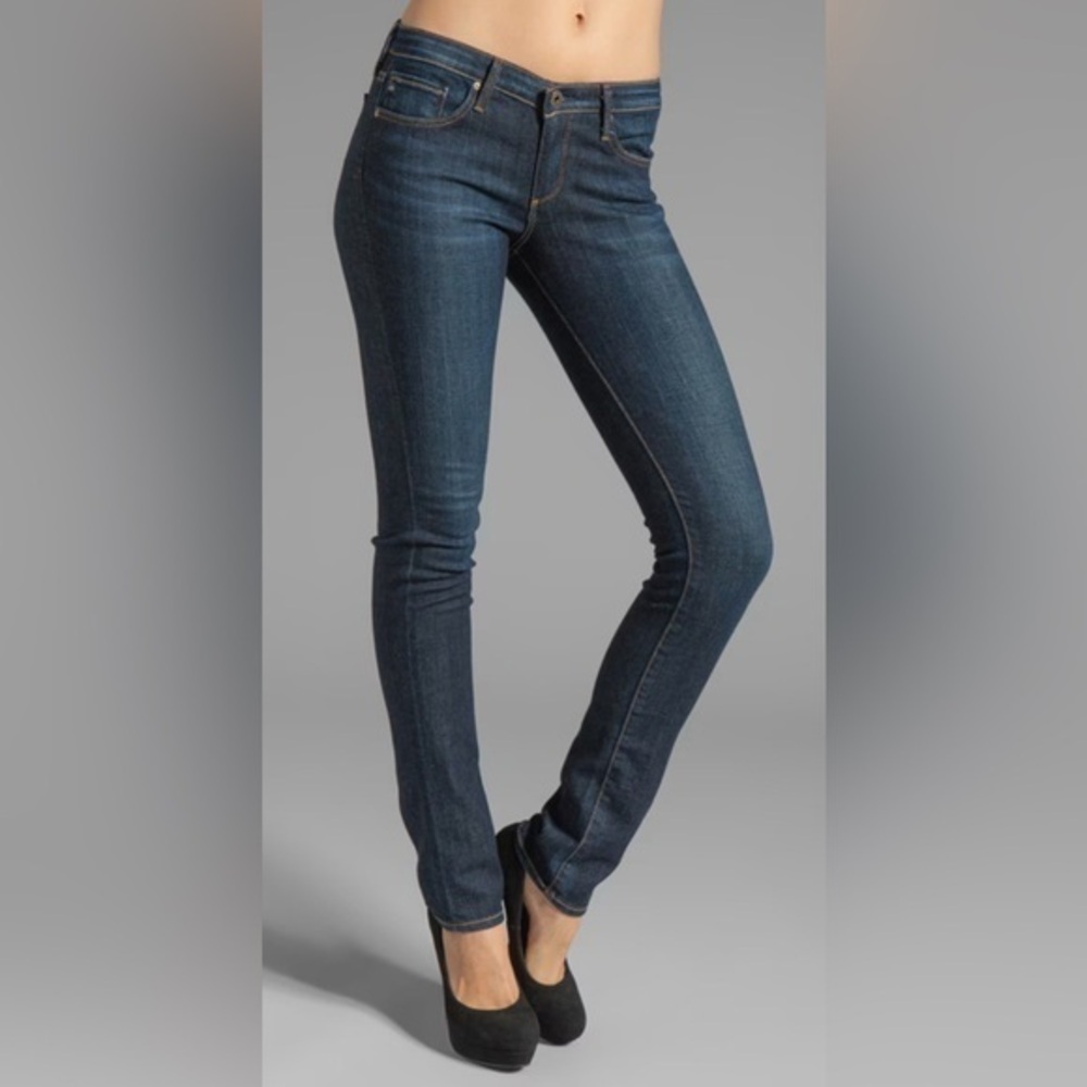 AG Adriano Goldschmied Aubrey Skinny Straight Jeans size 27R